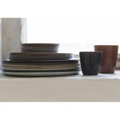 Serax Terres de Rêves koffiekop stone ware ø 8 cm h 5,1 cm - misty grey/smokey blue