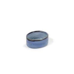 Serax Terres de Rêves kom ovaal 6 cm h 2 cm stoneware blue