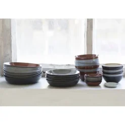 Serax Terres de Rêves kom rond stoneware ø 13,5 cm - smokey blue