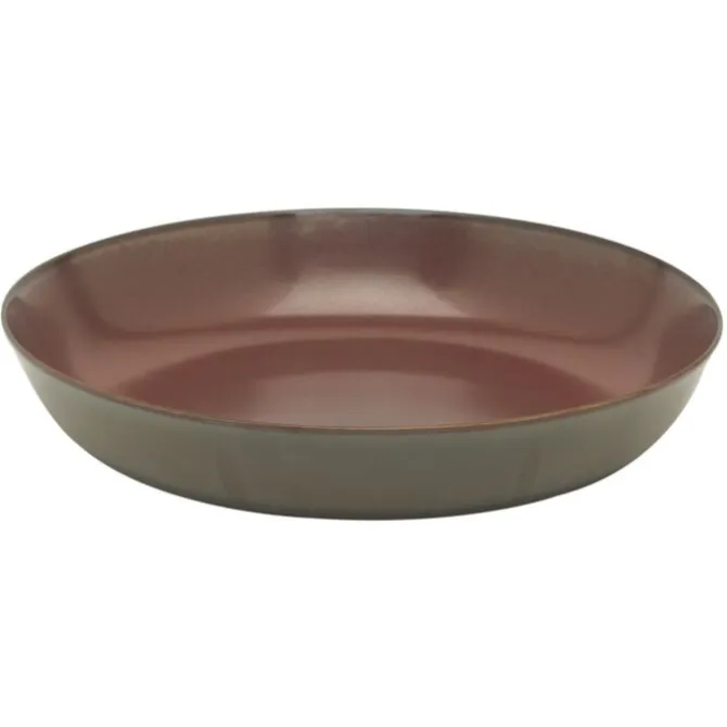 Serax Terres de Rêves schaal rond ø 21 stoneware rust - smokey blue