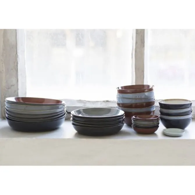 Serax Terres de Rêves schotel voor koffiekop 6 cm ø 13,5 cm h 1,2 cm rust