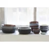 Serax Terres de Rêves schotel voor koffiekop 8 cm stone ware ø 13,5 cm h 1,2 cm - dark blue