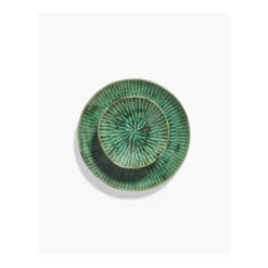 Serax Verde Lanza bord L ø 27 cm aardewerk groen