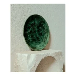 Serax Verde Lanza bord L ø 27 cm aardewerk groen