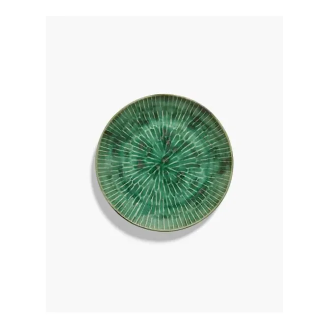Serax Verde Lanza bord L ø 27 cm aardewerk groen