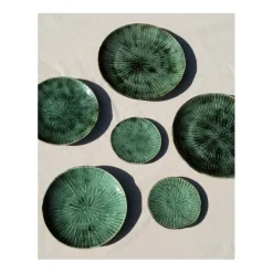 Serax Verde Lanza bord M ø 22 cm aardewerk groen
