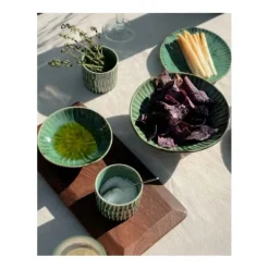 Serax Verde Lanza kom M ø 17 cm aardewerk groen