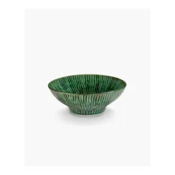 Serax Verde Lanza saladeschaal ø 30 cm aardewerk groen