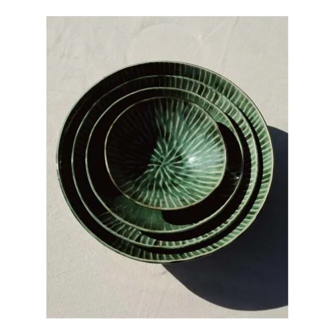 Serax Verde Lanza saladeschaal ø 30 cm aardewerk groen