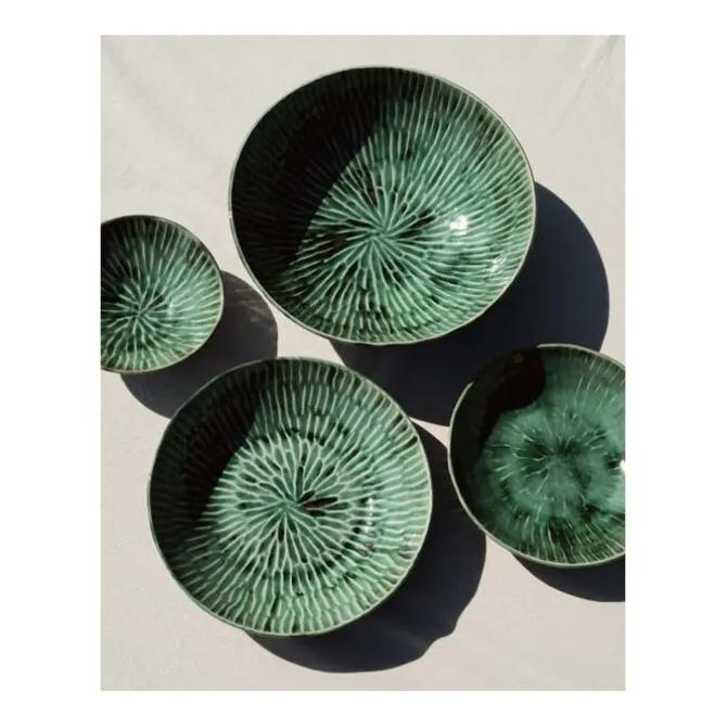Serax Verde Lanza saladeschaal ø 30 cm aardewerk groen