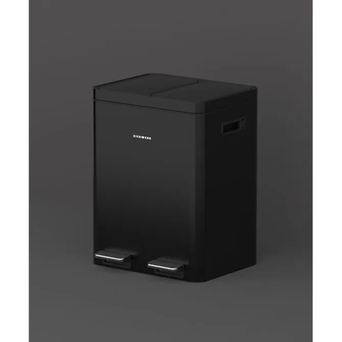Siegwerk Kolekto 2 afvalemmer 2 x 18 liter Night Echo