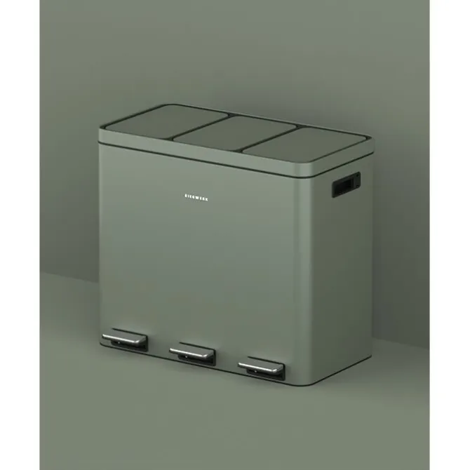 Siegwerk Kolekto 3 afvalemmer 3 x 18 liter Sage Harmony