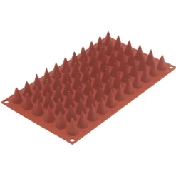 Silikomart bakmat Cono 66 kegels 29,8 cm silicone bruin