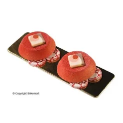 Silikomart bakmat 15 tartelettes ø 4 cm silicone bruin