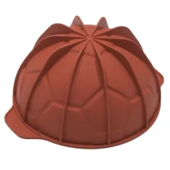 Silikomart bakvorm halve voetbal ø 18 cm silicone bruin