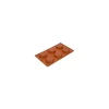 Silikomart bakvorm 6 tartelettes silicone bruin