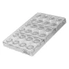 Silikomart Cilindro chocolade bonbon vorm 24 stuks siliconen