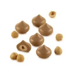 Silikomart 3D EasyChoc Kiss bonbonvorm silicone bruin