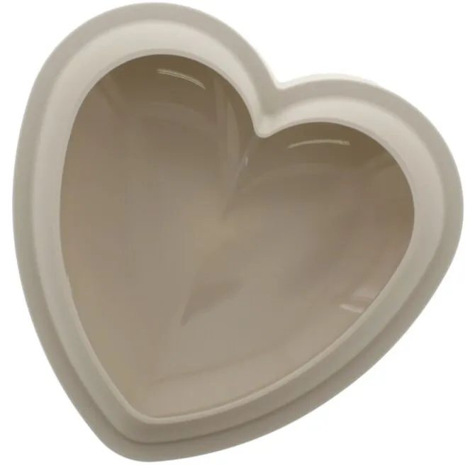 Silikomart 3Design Batticuore bakvorm 20,5 x 19,8 cm silicone grijs