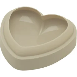 Silikomart 3Design Batticuore bakvorm 20,5 x 19,8 cm silicone grijs