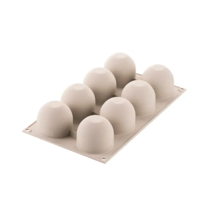 Silikomart 3Design Puff bakvorm 6,2 cm silicone grijs