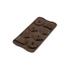 Silikomart EasyChoc Biscuits bonbonvorm silicone bruin