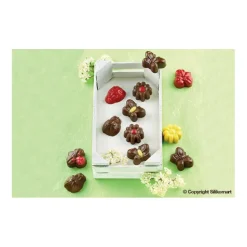 Silikomart EasyChoc Choco Spring Life bakvorm 21 cm silicone bruin