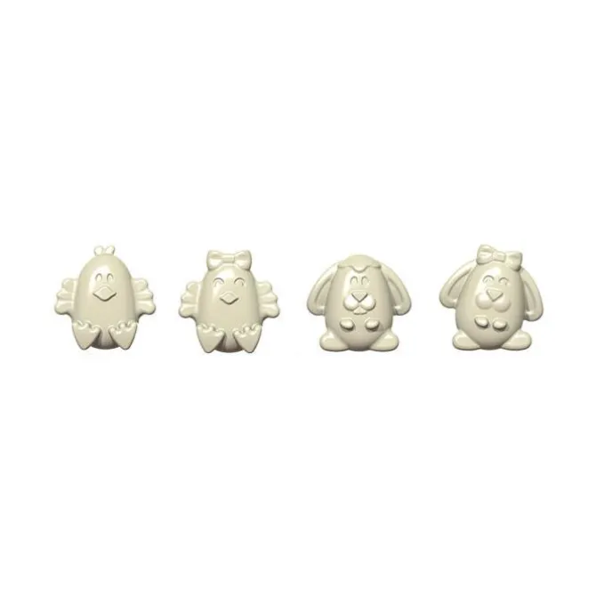 Silikomart EasyChoc Easter Friends bonbonvorm 21 cm silicone bruin