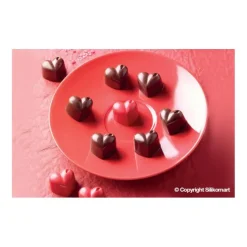 Silikomart EasyChoc Mon Amour bakvorm 21 cm silicone bruin