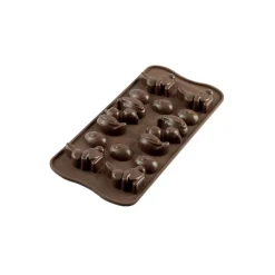 Silikomart EasyChoc pasen 21 cm silicone bruin