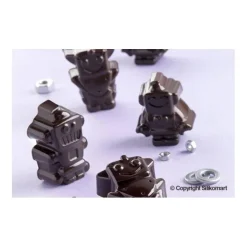 Silikomart EasyChoc Robochoc 21 cm silicone bruin
