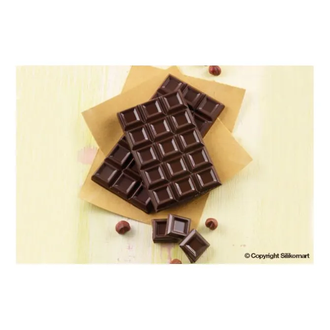 Silikomart EasyChoc Tablette Choco Bar 15,5 x 8 cm silicone bruin