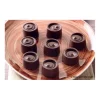 Silikomart EasyChoc Vertigo bonbonvorm 15 cilinders ø 2,8 cm