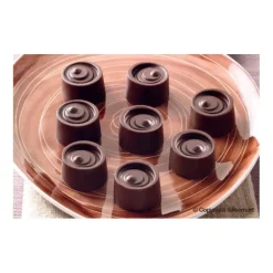 Silikomart EasyChoc Vertigo bonbonvorm 15 cilinders ø 2,8 cm