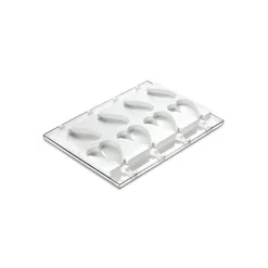 Silikomart Heart-Ic ijsvorm 9,1 x 8,5 cm silicone wit