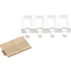 Silikomart ijsvorm egaal 4 ijsjes 6,5 x 3,5 cm silicone wit