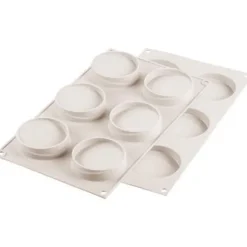 Silikomart Kit Mini Tarte Glam bakvorm ø 7 cm silicone wit