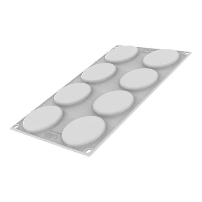 Silikomart Macaron Professional bakvorm set siliconen 2-delig