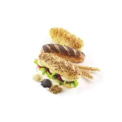 Silikomart Mini Baguette broodbakvorm 15 cm silicone grijs