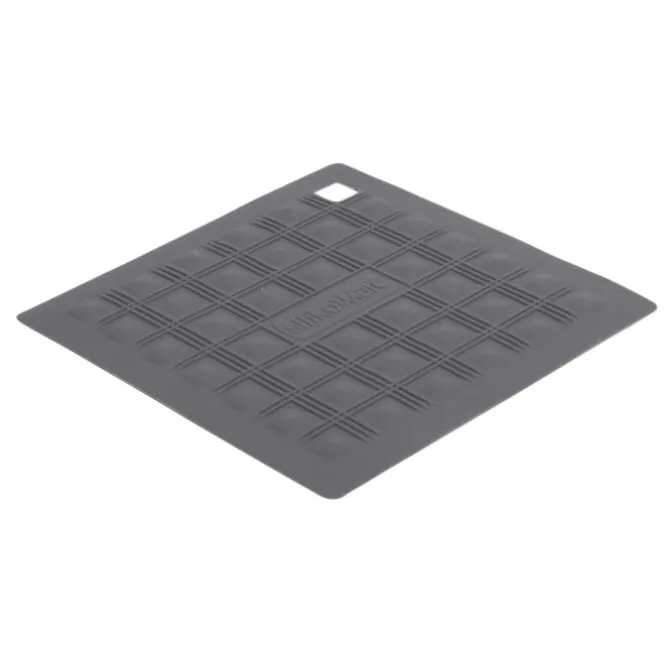 Silikomart pannenlap vierkant 18 cm silicone grijs