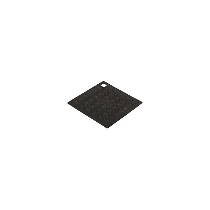 Silikomart pannenlap vierkant 18 cm silicone zwart