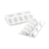 Silikomart Pillow 80 bakvorm 8 gebaksvormen silicone wit
