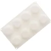 Silikomart Professional bakvorm stone ø 6,5 cm silicone wit