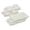 Silikomart Professional bakvormenset Lovissimo ovalen silicone wit 5-delig