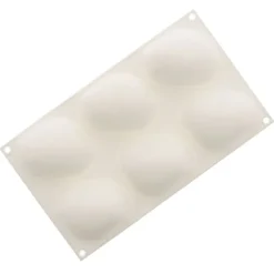 Silikomart Professional bakvorm zen stenen 8,7 x 6,3 cm silicone wit