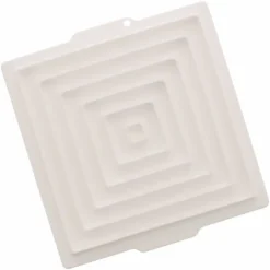 Silikomart Professional Insert Decor vierkant silicone wit