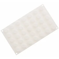 Silikomart Professional Micro Oval 5 silicone wit