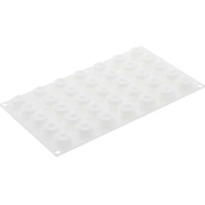 Silikomart Professional Micro Savarin 5 silicone wit