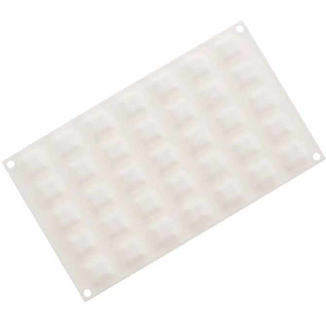 Silikomart Professional Micro Square 5 silicone wit