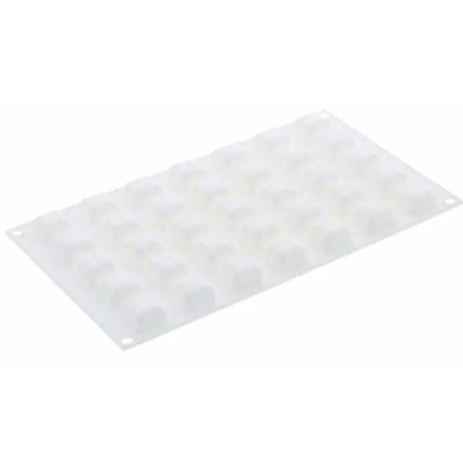Silikomart Professional Micro Square 5 silicone wit